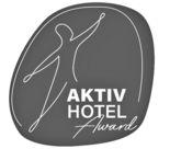 Logo des Aktiv Hotel Awards mit stilisierter Figur und Text