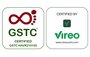 Certification logos of GSTC and Vireo with website link