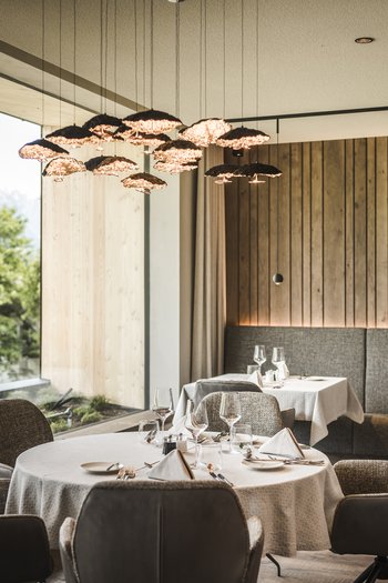 More than a hotel: Excelsior Modern restaurant with panoramic window and mountain view